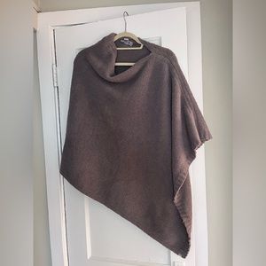 Barefoot Dreams CozyChic Knit Poncho O/S